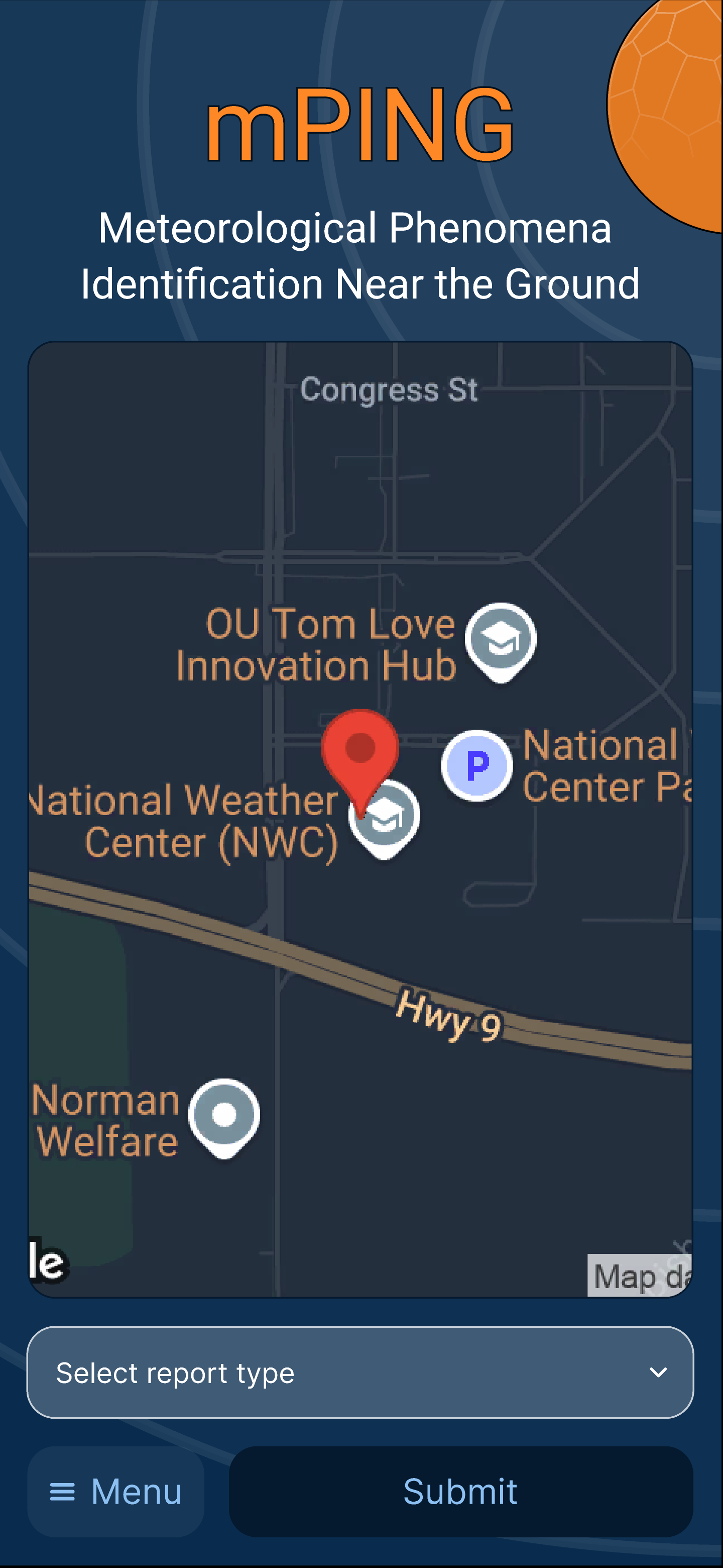 mPING Main Page - After